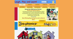 Desktop Screenshot of laughplayandlearn.com